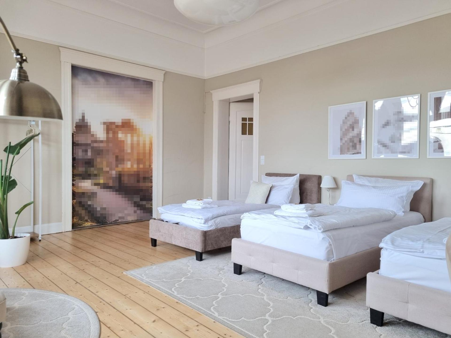Charysma - Jugendstil Trifft Moderne, Schlafzimmer Mit Smart-Tv, Tischfussball, Darts, Parkplatz Hamelin Eksteriør bilde